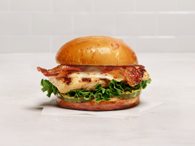 Maple pepper bacon sandwich
