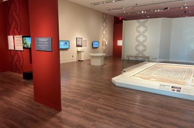 The Megiddo Mosaic unveiled at the Museum of the Bible in Washington, D.C., on Sept. 15, 2024.