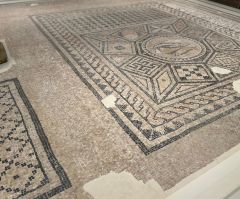 Ancient Christian mosaic containing one of the earliest references to Jesus' divinity unveiled