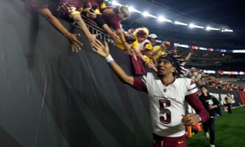 NFL rookie star Jayden Daniels gives glory to God after 'flawless' performance
