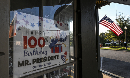 Jimmy Carter becomes first former president to celebrate 100th birthday