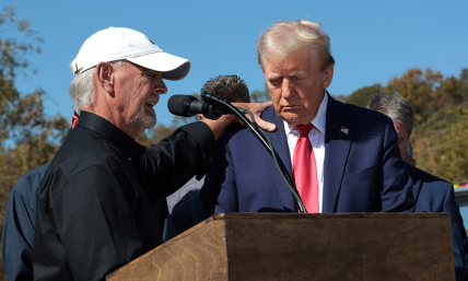 NC business owner says God 'ordained' prayer over Trump, used hurricane for good